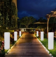 Светильник Цилиндр 40х80 питание от 220, RGB