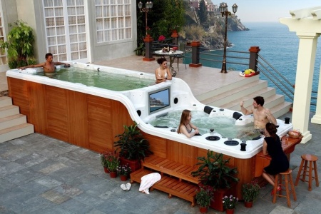 Плавательный спа-бассейн JNJ Spas Cosmo Плавательный спа-бассейн JNJ Spas Cosmo