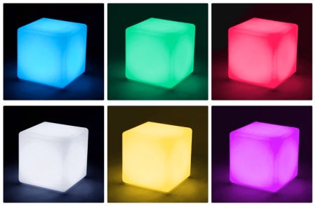 Светильник Куб 60 питание от сети 220В, RGB Светильник Куб 60 питание от сети 220В, RGB